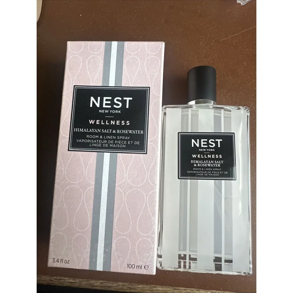 Nest New York Wellness Himalayan Salt & Rose Water Room & Linen Spray 3.4 fl oz